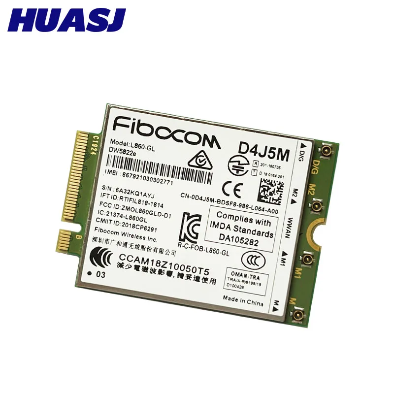 Módulo 4G DW5822e L860-GL D4J5M, 1Gbps, Cat16, 4G, módulo M.2 para dell Inspiron 7490, portátil y notebook - imagen 3