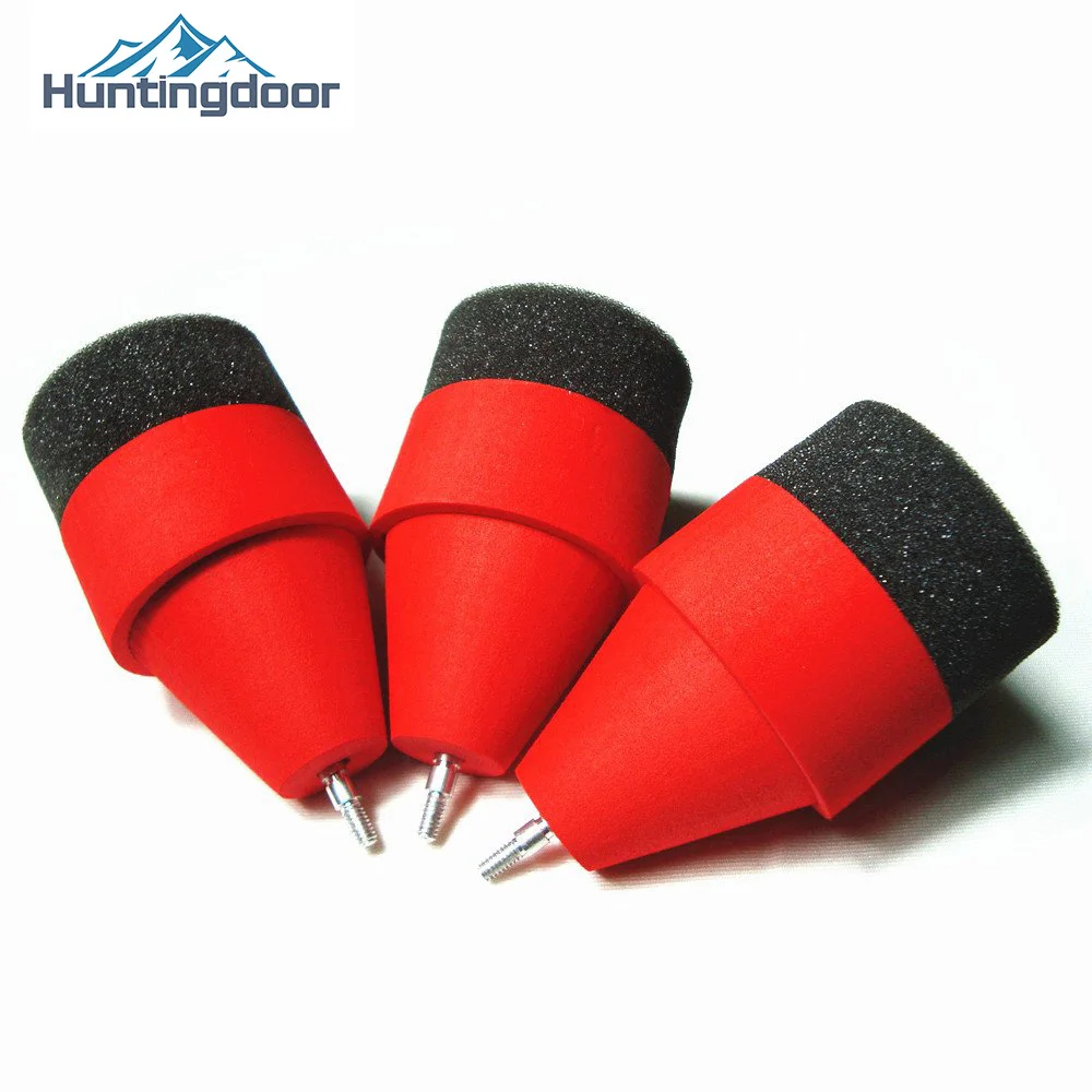 Cabezales de flecha de espuma de esponja suave, puntas anchas para práctica de juego de Tiro con Arco CS, puntas de flecha de Tiro con Arco deportivo, 6 piezas - imagen 3