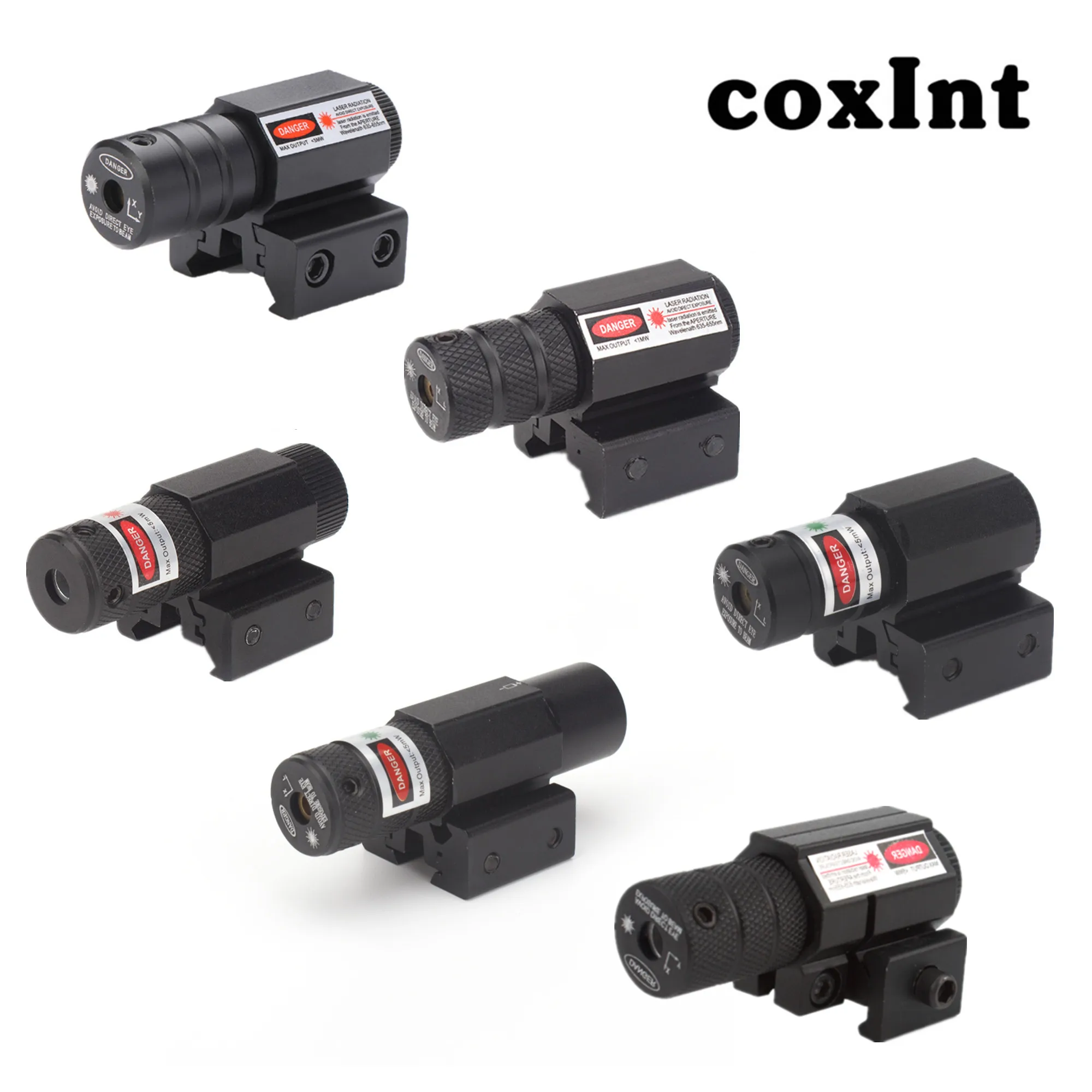 Calibrador láser de caza al aire libre ajustable con mira láser de punto rojo táctico - imagen 4