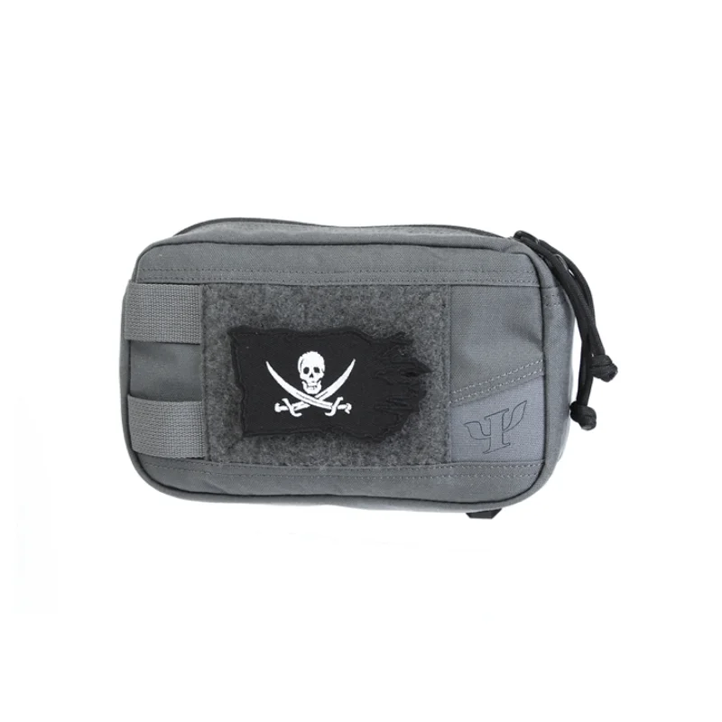 Calavera pirata bandera bordado parche gato sonriente capítulo táctico al aire libre insignias para ropa mochila chaleco siglo 18 - imagen 3