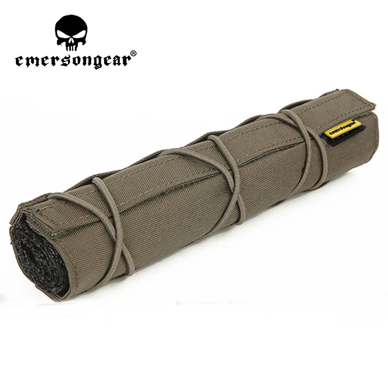 Emersongear-funda táctica para supresor de Airsoft, 22cm, tela protectora, Panel de herramientas, funda para silenciador, bolsa, equipo de tubo de caza - imagen 3