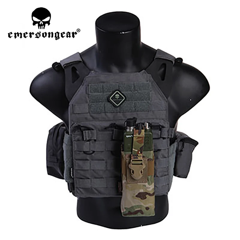 Emersongear táctico PRC 148 152 bolsa de Radio para RRV VEST Universal Walkie Talkie bolsa Mag Panel Molle caza EM8336 - imagen 3
