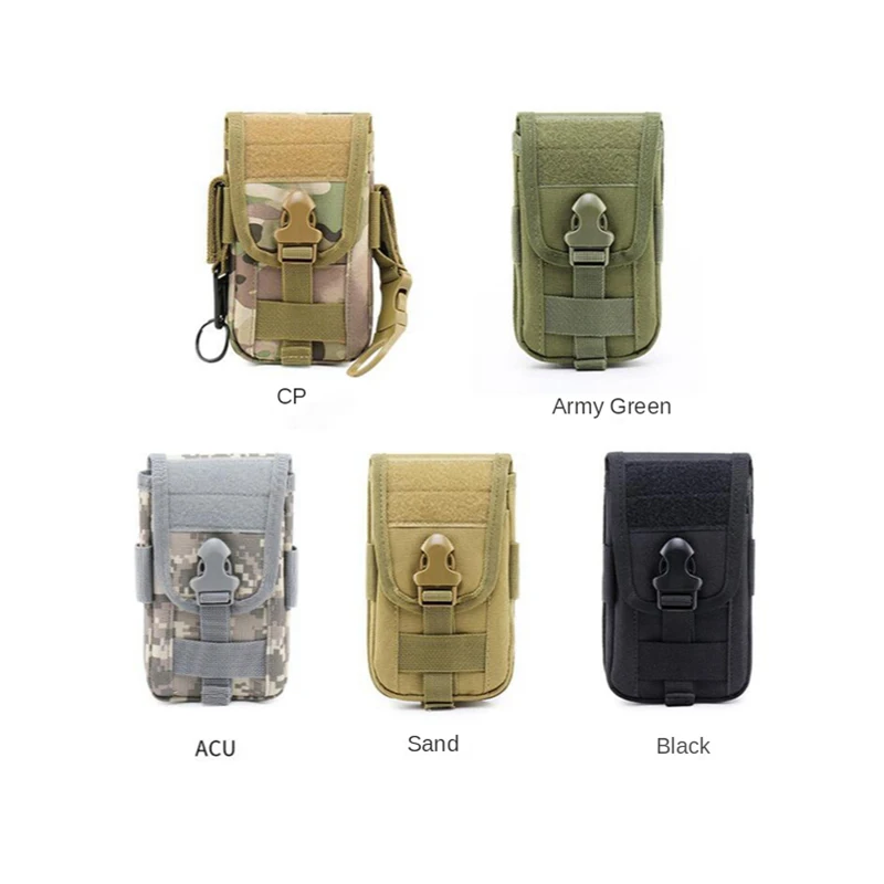 Bolsa de nailon para teléfono móvil, bolsa deportiva militar para herramientas de dinero, bolsa Universal para exteriores - imagen 5
