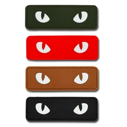 Parches PVC 3D luminiscente ojo de gato - emblema hombro táctico