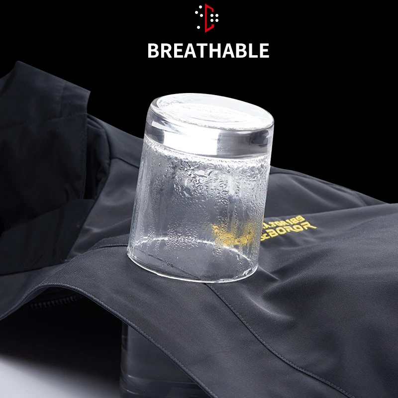 Chaquetas de esquí impermeables para hombre y mujer, abrigo de lana transpirable de gran tamaño, 3 en 1, 8XL - imagen 4