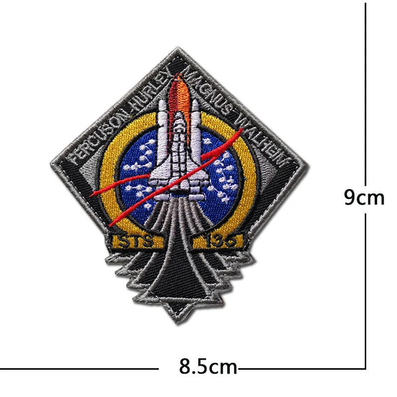 Parche bordado de astronauta, logotipo de amantes aeroespaciales de alta calidad, brazalete, insignia, apliques para chaqueta, pantalones vaqueros, bolsa, sombrero, mochila, ropa - imagen 5