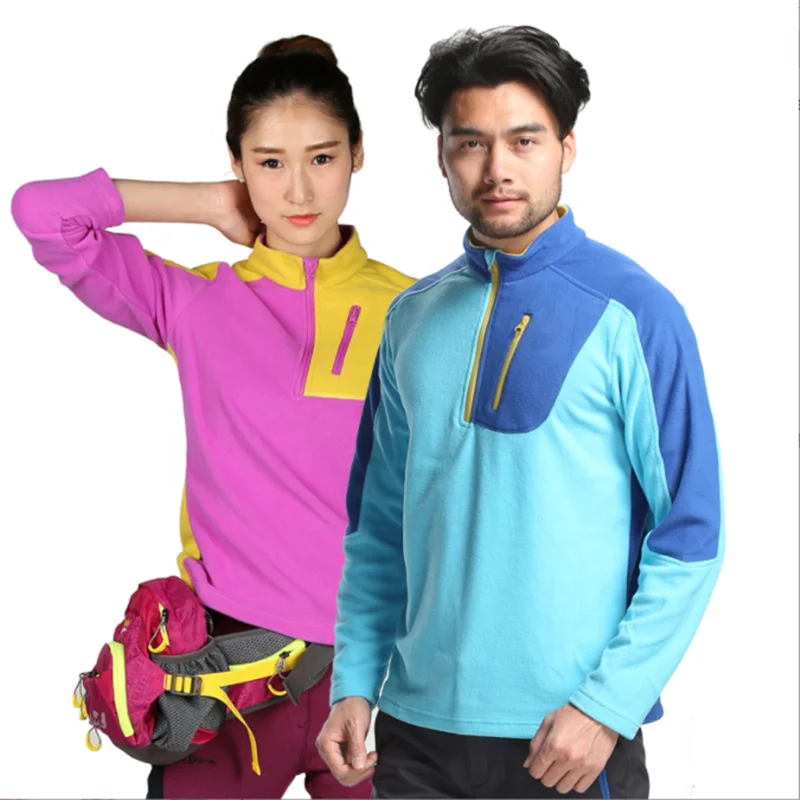 Rebeca holgada para hombre y mujer, camisa deportiva gruesa para acampar al aire libre, Trekking, sudadera con forro polar, para amantes del código AGRANDAR - imagen 2