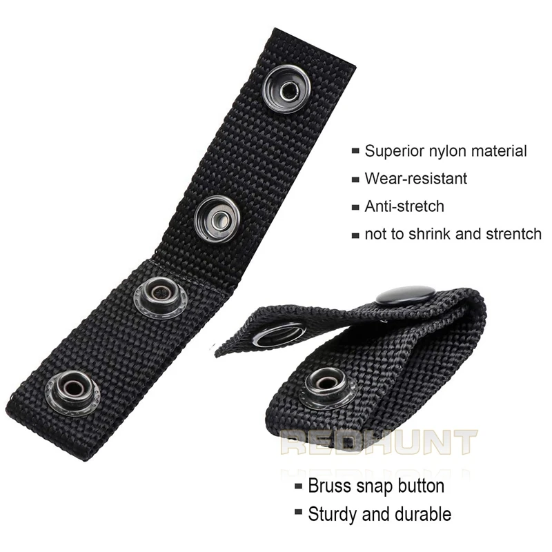 Cinturón de seguridad táctico con broches dobles para policía, accesorios de equipo militar, 2 ", 2,5" - imagen 3