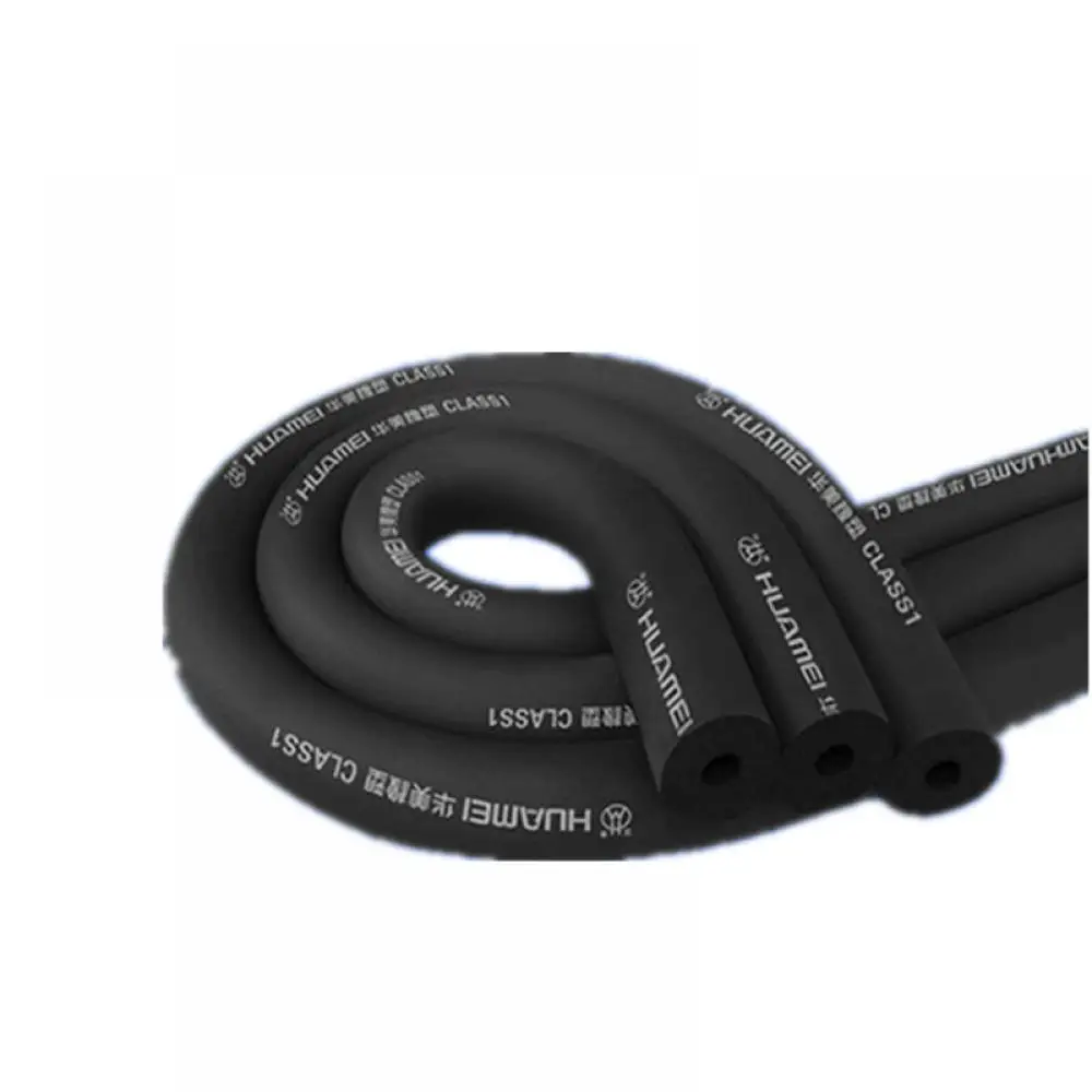 Tubo de aislamiento térmico de esponja B1, 1,8 M, 6/9/13/16/19/22/25mm x 9mm de espesor, tubo de goma de espuma