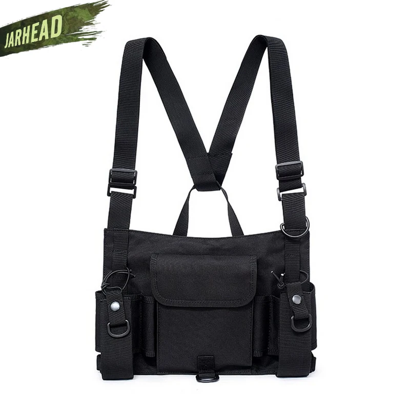 Bolsa de herramientas multifunción, paquete de pecho de combate táctico, chaleco Molle, bolsa de pecho multiusos, mochila oculta antirrobo - imagen 4