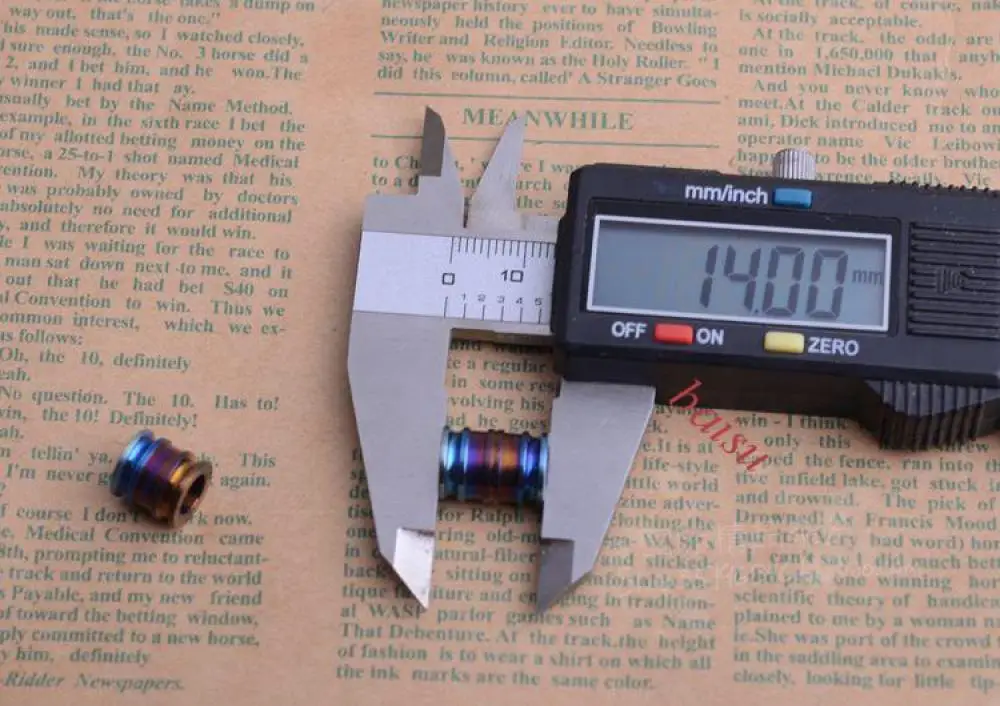 Colgante de cuerda de titanio con 2 cuchillos, colgante con hebilla de titanio, cuchillo redondo, bricolaje, paraguas, titanio - imagen 3