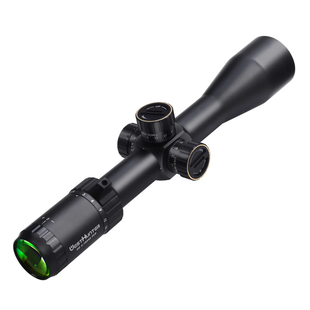 WestHunter-mira de caza HD 4-16X44FFP, primer plano Focal, rifle táctico, paralaje lateral, mira óptica, reinicio de bloqueo, vista Airsolt - imagen 4