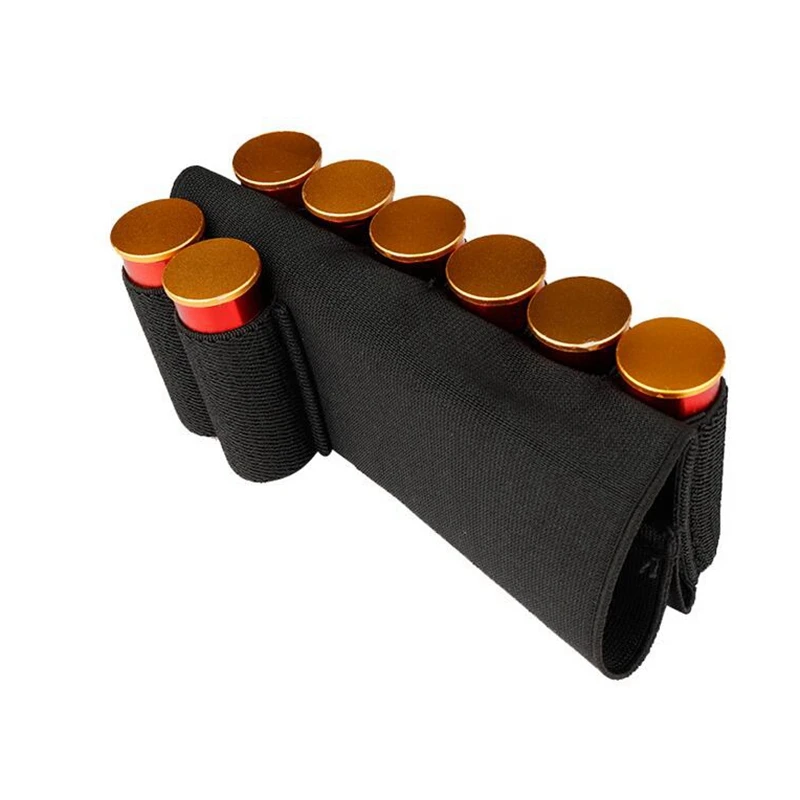 Bolsa para cartuchos de munición de calibre 12, accesorio táctico redondo, soporte de carcasa, botón de escopeta, Airsoft, accesorios de caza, 8 unidades - imagen 2