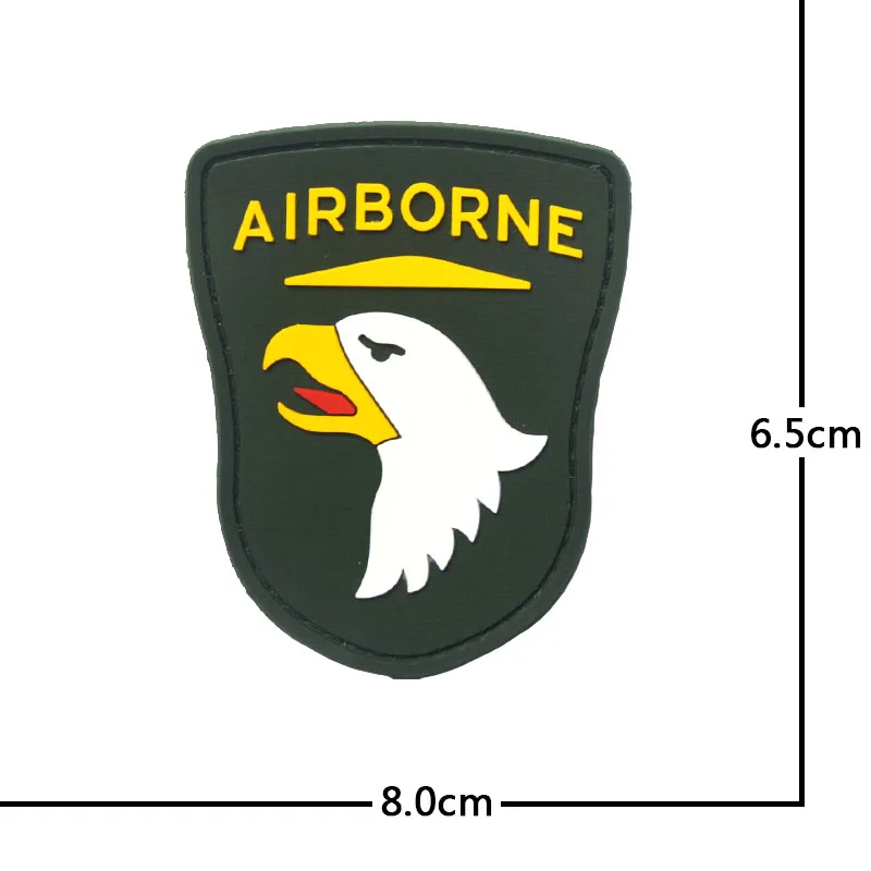 Parche reflectante de PVC de calavera de águila, insignia de medalla, gancho, brazalete 3D, correa de chaqueta, pegatinas de mochila - imagen 4