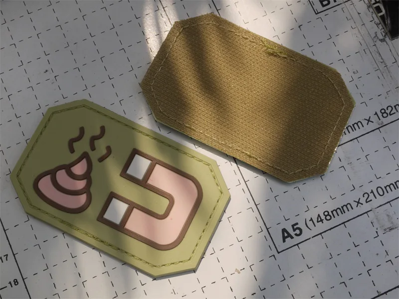 Parches tácticos SWAT de PVC de goma 3D, emblema, parche magnético divertido, creación de insignia - imagen 2