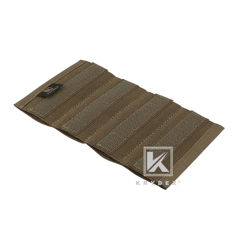 KRYDEX-bolsa de inserción táctica cuádruple Mag, 8,25 "x 4", estilo Spiritus, Coyote, marrón, elástico, soporte de revista de inserción incorporado para MP7 - imagen 3