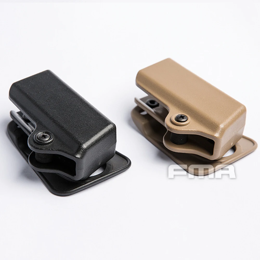 Glock 17 bolsa táctica para revistas FMA Airsoft G17, bolsa Molle Mag única, Clip para cinturón, accesorios de caza de Paintball, funda de pistola de engranaje - imagen 3