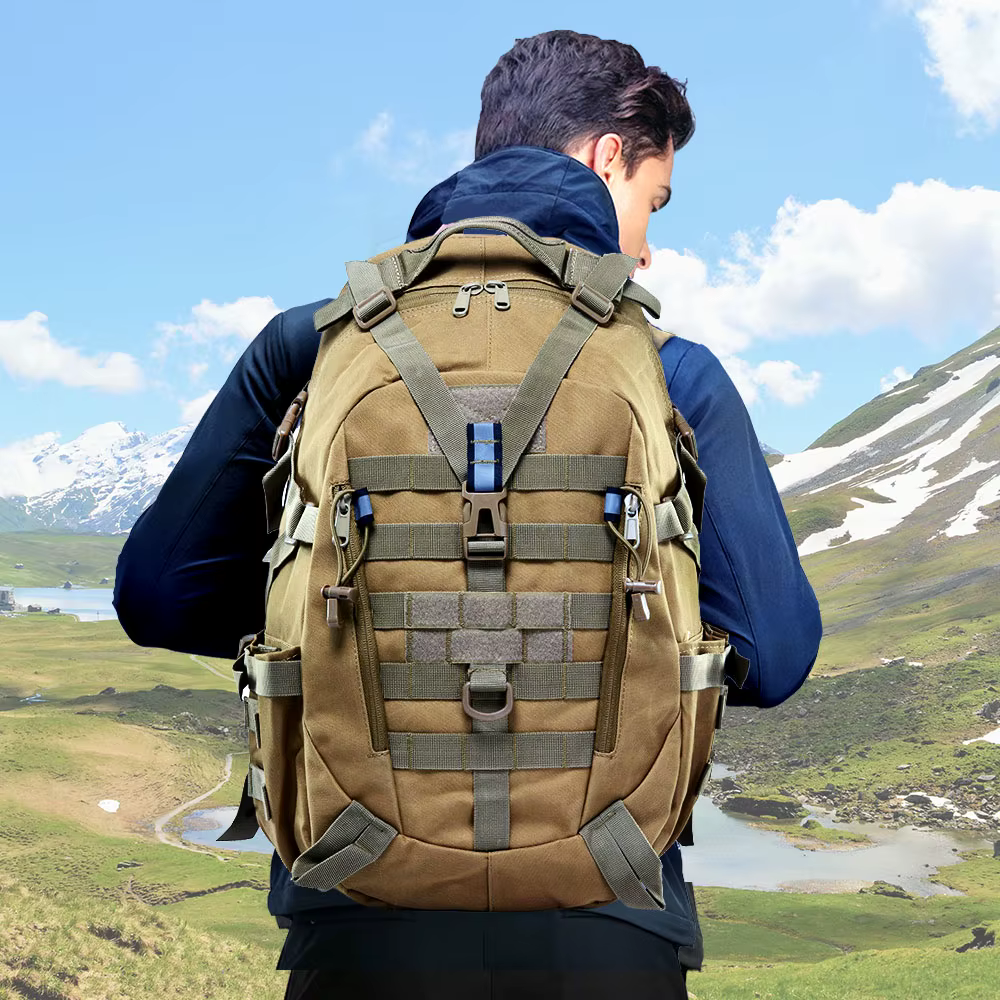 Mochila táctica MOLLE ripstop para senderismo, caza y camping - imagen 4