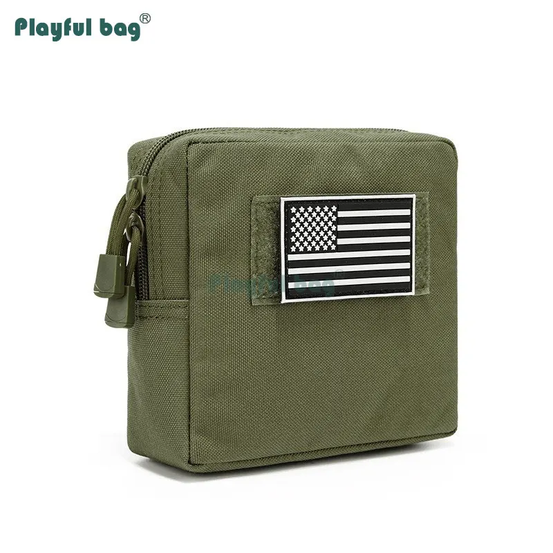 Bolsa de accesorios Molle para exteriores, bolsa multifunción, ligera, de camuflaje, impermeable, AVA12 - imagen 4