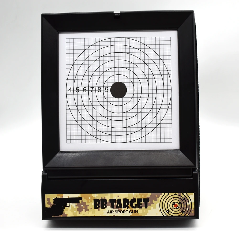 Objetivo de seguimiento de Tiro Táctico Airsoft, objetivo de Reajuste automático con trampa de Pellet para pistola BB/bala de plástico para Paintball - imagen 5