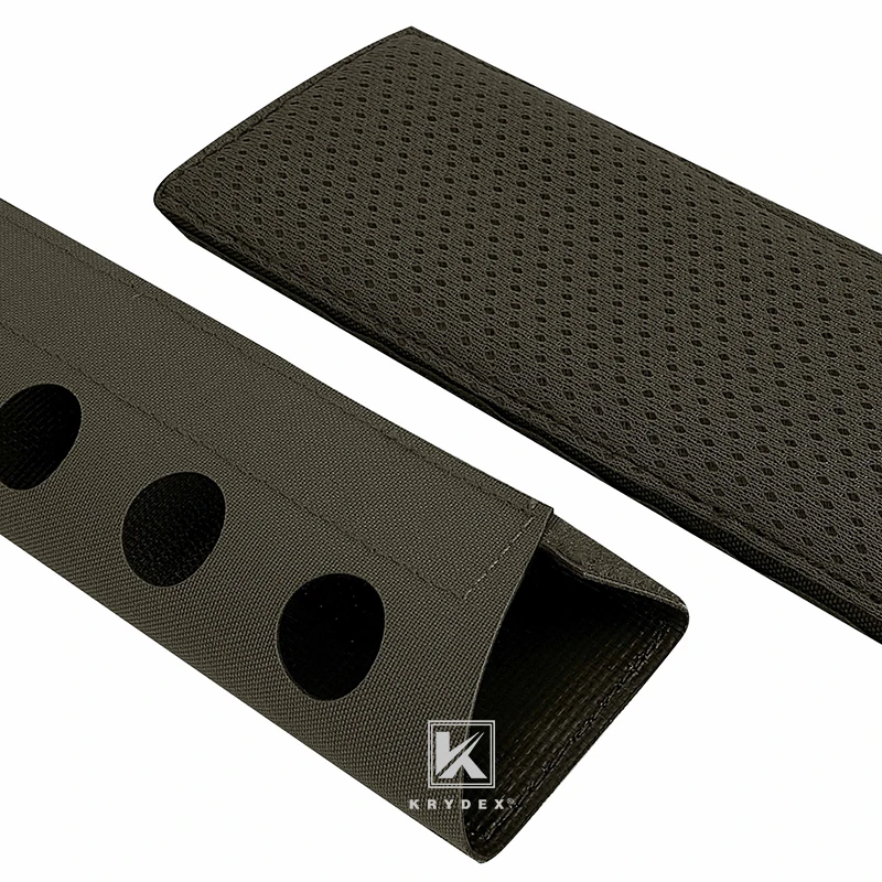 KRYDEX RANGER-hombreras de corte láser, cubierta de correa para JPC LBT, portador de pecho, bolsa de cabestrillo, 2 unids/par, color verde - imagen 3