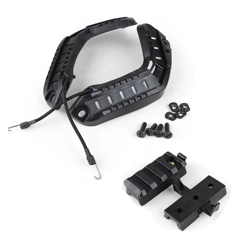 Accesorio táctico rápido para casco, Riel de montaje, adaptador de riel de guía de tiro, arco militar - imagen 2