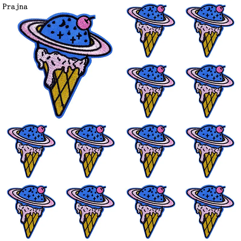 Prajna, 10 Uds., venta al por mayor, parches bordados de Venus para brazo roto en ropa, apliques, parche espacial, parches para planchar para ropa DIY - imagen 5