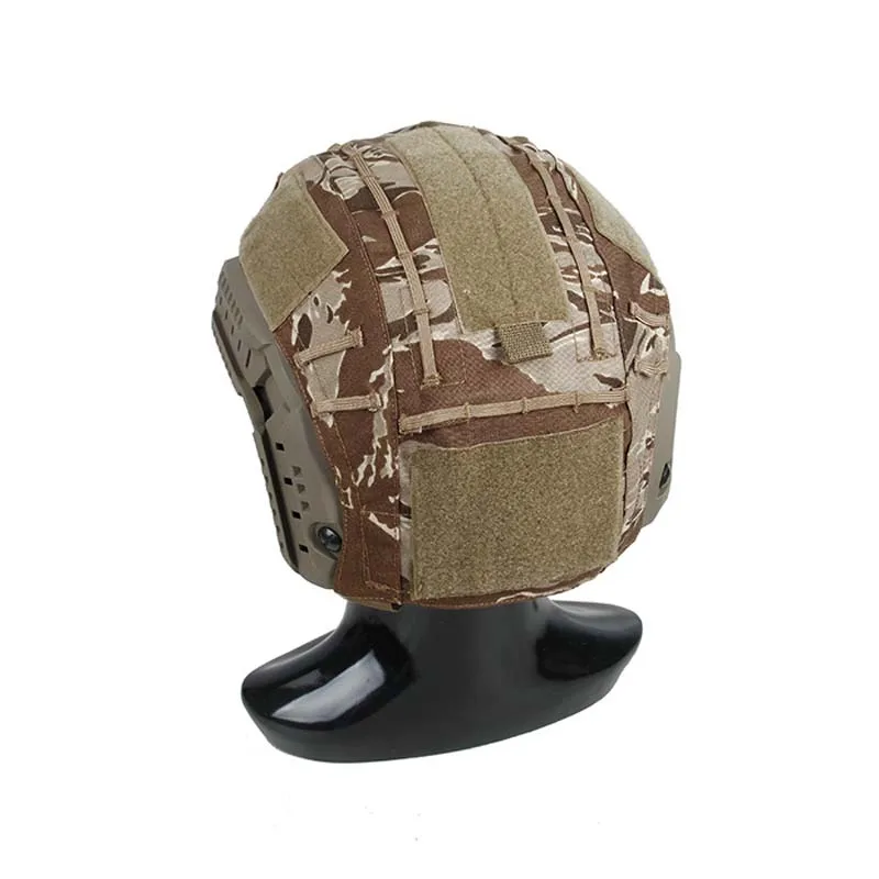 Sand Tigerstripe cubierta de malla para casco marítimo, protector para M/L táctico MT - imagen 3
