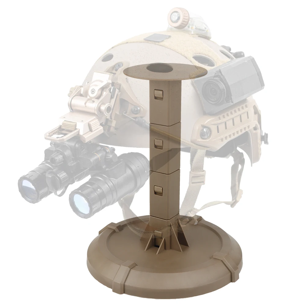 Soporte de exhibición de combinación de equipo táctico, adecuado para casco, chaleco, sello de cintura, ajustable y extraíble - imagen 5