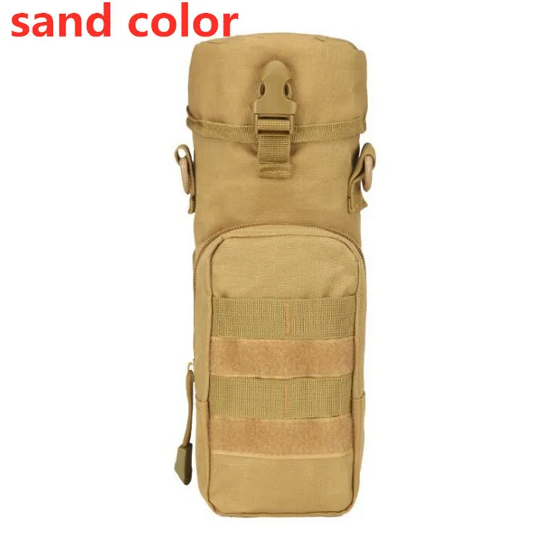Bolsa táctica para botella de agua de caza, sistema Molle, mantener el calor, funda cartuchera, Camping, ciclismo, senderismo, botella al aire libre, Backpac - imagen 4