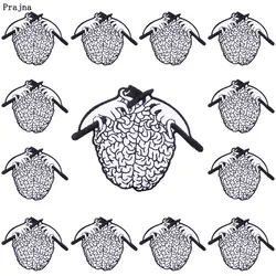 Prajna Punk parches bordados termoadhesivos tácticos para ropa