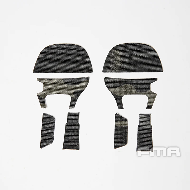 Juego de pegatinas tácticas para auriculares de comunicación AMP, pegatinas de protección decorativas para la piel impermeables - imagen 2