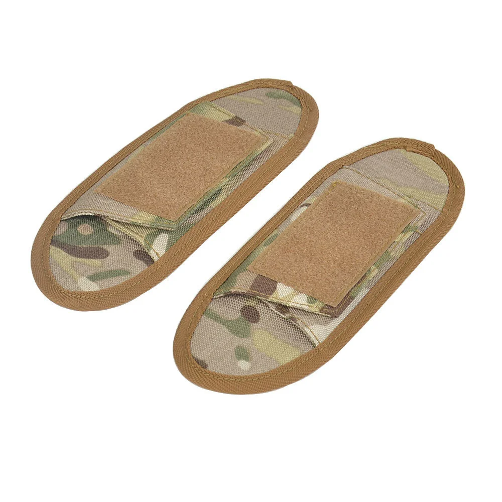 Almohadillas tácticas para correa de hombro, cubierta para aliviar el dolor de hombro, placa de armadura, accesorios de pecho de caza, malla acolchada de descompresión, 1 par - imagen 5