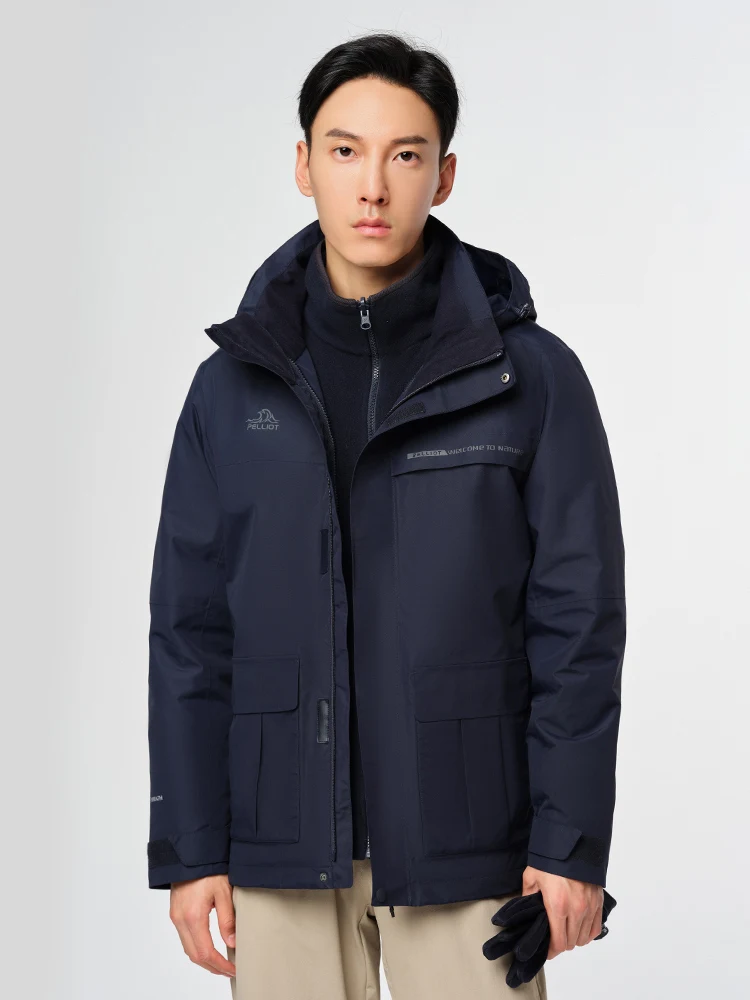 pelliot camping turismo chaqueta de senderismo para hombre chaqueta de invierno para mujer cortavientos impermeable cálido al aire libre otoño chaquetas a prueba de viento - imagen 5