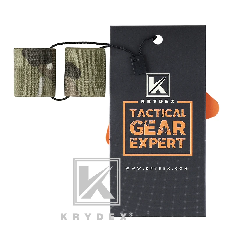 KRYDEX-Correa de bucle elástico para mochila, chaleco de aparejo de pecho de 2,54 cm, organizador de correas de camuflaje, accesorios de silenciadores de eslinga, 2 piezas - imagen 2