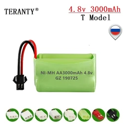 Batería NiMH 4,8V 3000mAh AA recargable radiocontrol
