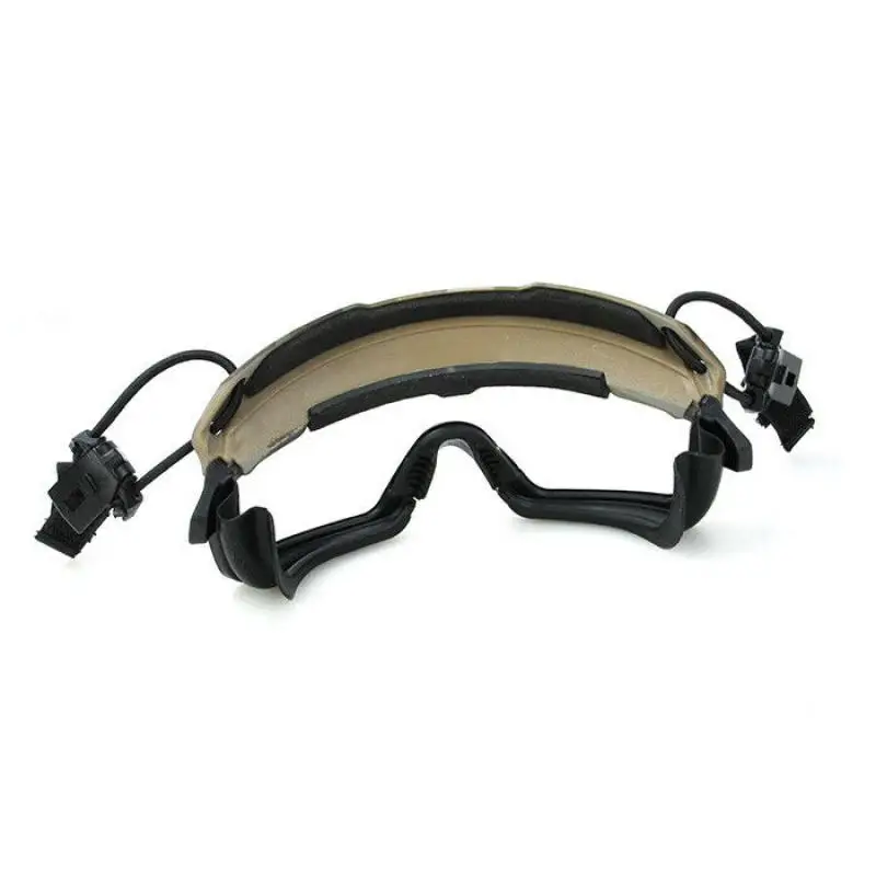 Gafas antideslumbrantes TMC3105 para Paintball ANSI Z87.1, lentes a prueba de niebla divididas para casco, equipo táctico para exteriores con hebilla larga - imagen 3