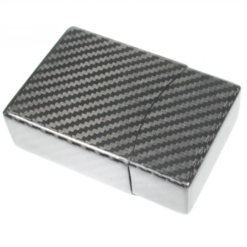 Caja portátil de fibra de carbono 3K para cigarrillos, soporte para fumar, 20 unidades - imagen 4
