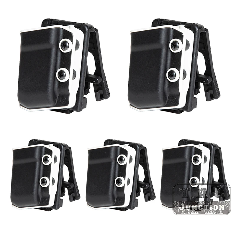 Pistolera multiángulo IPSC IDPA USPS, cartuchera blanca para competición, 3 armas, 5 unids/set por juego