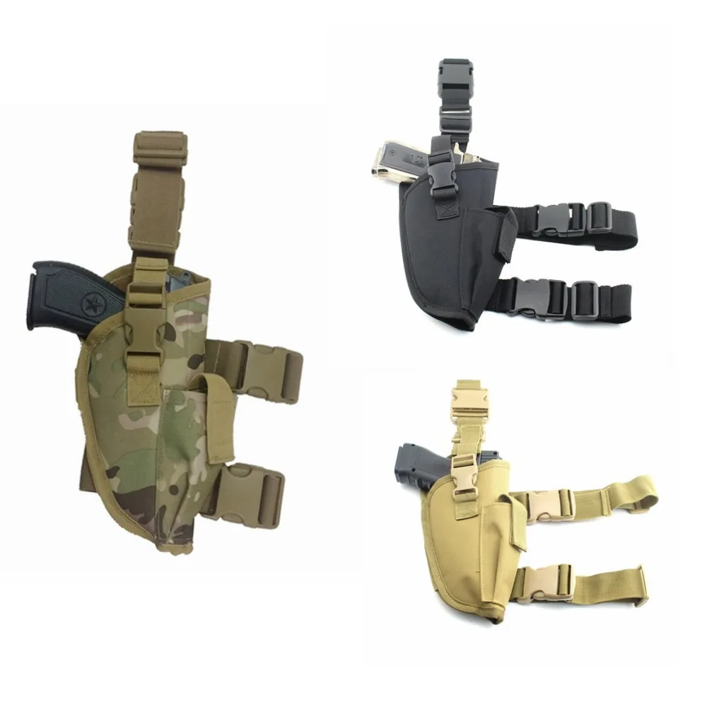 Funda táctica Universal para pierna al aire libre, funda multifuncional para pierna izquierda/derecha, bolsa ajustable para pistola Airsoft - imagen 2
