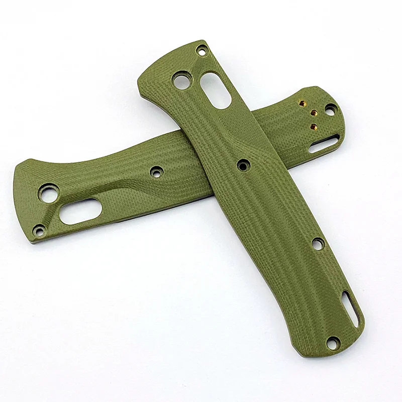 Empuñaduras de mango de cuchillo plegables G10, básculas de parche para Benchmade Bugout 535, cuchillos, mariposa, fabricación de bricolaje, piezas de accesorios de reparación, 1 par - imagen 4