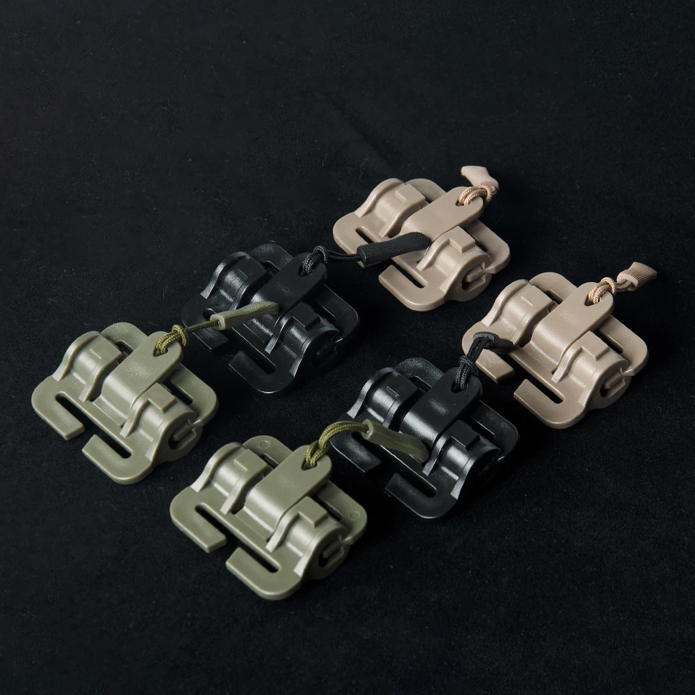 Chaleco Corto Molle, adaptador de hebilla de liberación rápida, portador de placa de hombro, Material POM, accesorios de caza tácticos sólidos - imagen 4