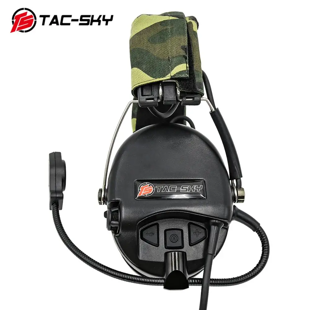 TAC-SKY SORDIN táctico con cancelación de ruido, auriculares para piloto de aerolínea, deportes de caza, tiro Airsofte, auriculares tácticos SORDIN - imagen 4
