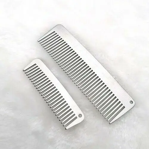 Cepillo de pelo antialérgico antiestático anticorrosión con peine de aleación de titanio - imagen 2