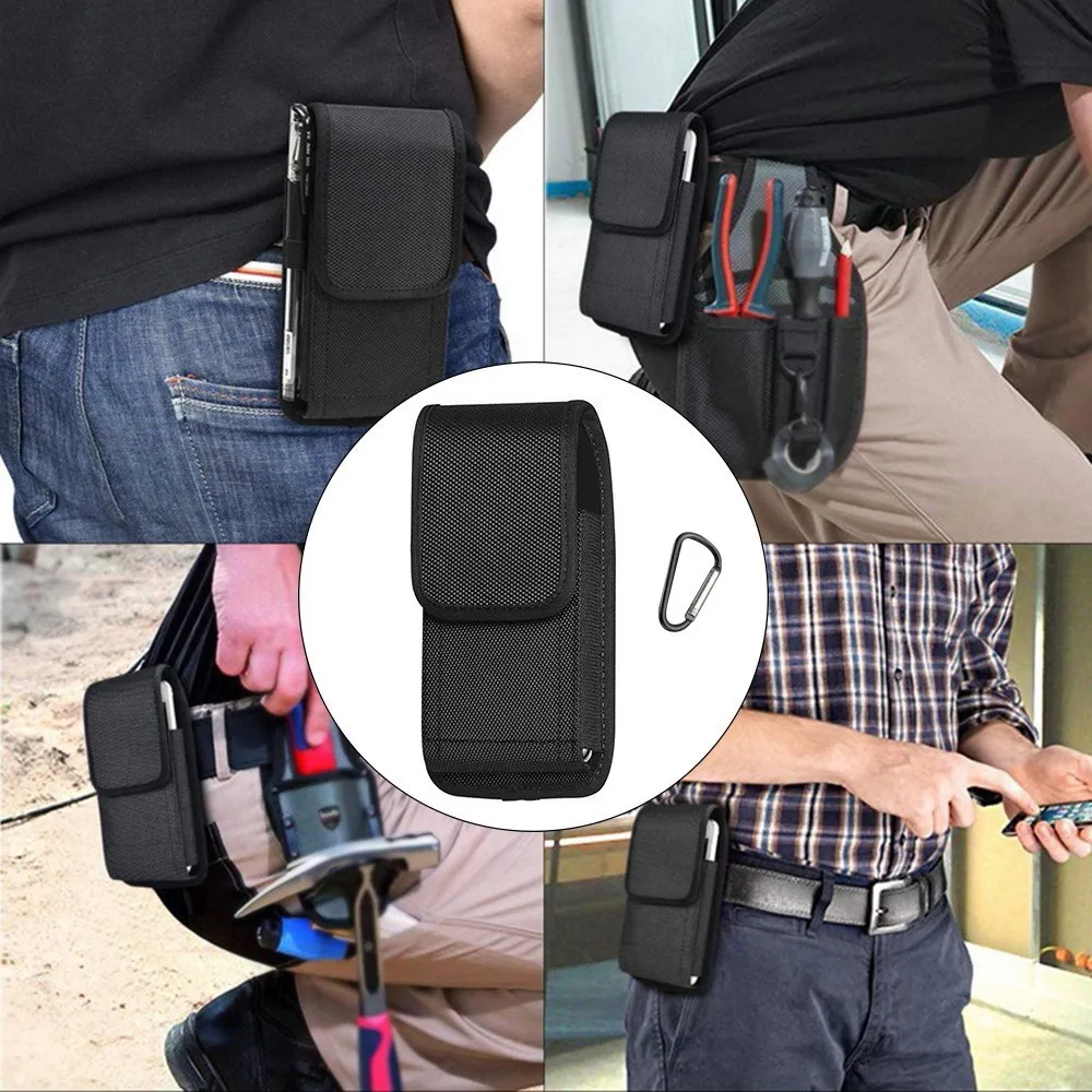 Bolsa táctica Molle para teléfono, riñonera militar para caza, senderismo, Camping con gancho en D - imagen 5