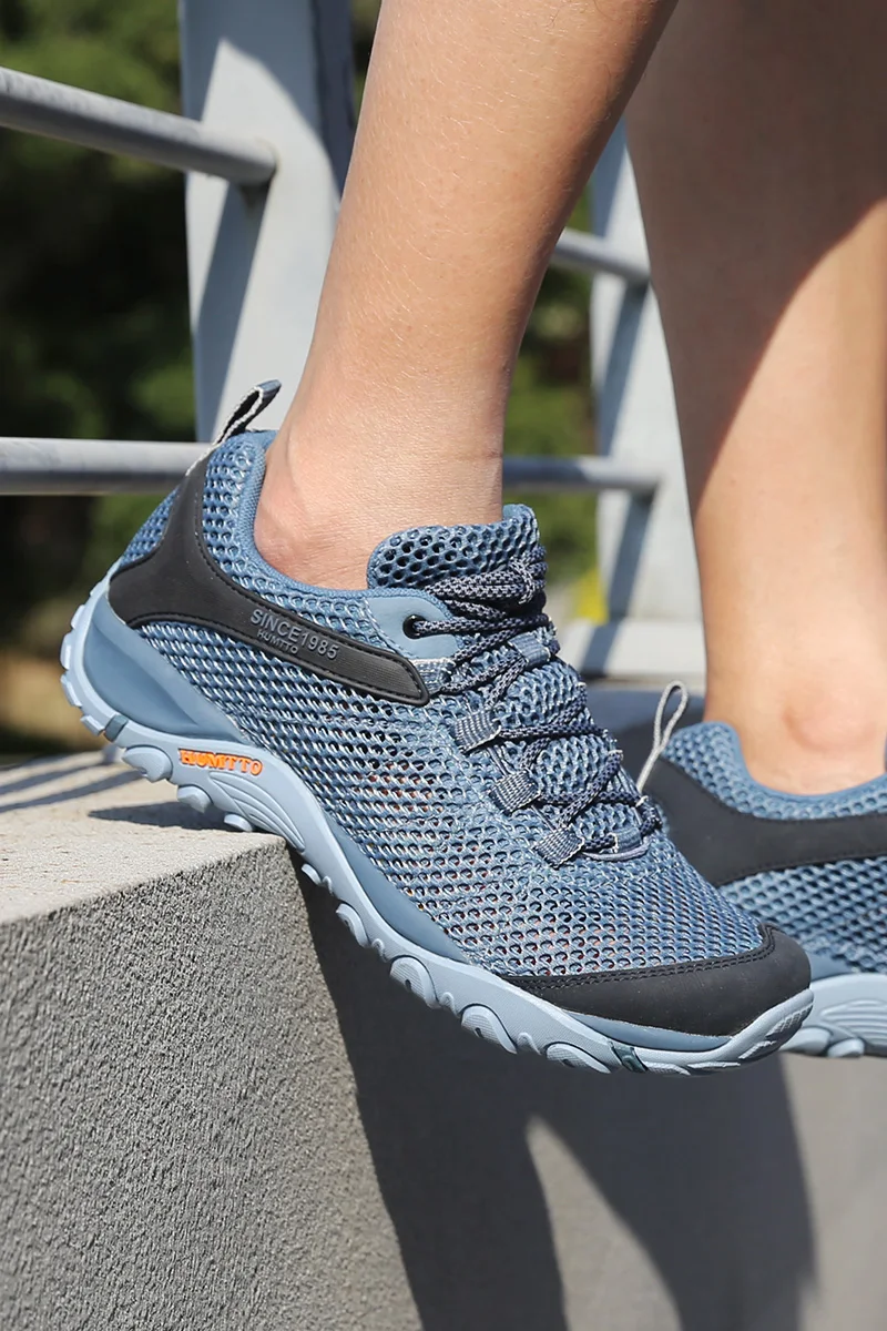 HUMTTO-zapatos de senderismo transpirables para hombre, calzado de escalada para deportes al aire libre, zapatos de caza, zapatillas de Trekking, botines tácticos para hombre - imagen 4