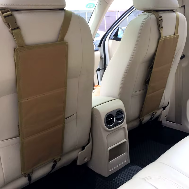 Funda de pistola de almacenamiento táctico para el asiento trasero del coche, bolsillo frontal para vehículo, bolsas colgantes, escopeta, Rifle, soporte de caza - imagen 2