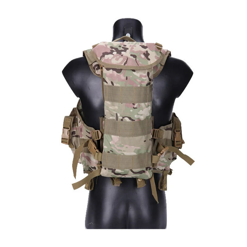 Chaleco táctico de camuflaje militar para exteriores, equipo de combate de entrenamiento del ejército, juego de guerra de Paintball, caza y tiro - imagen 5