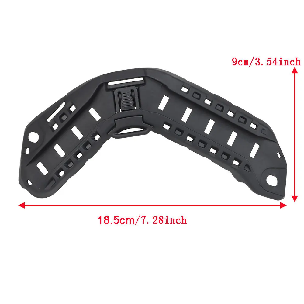 Kit de casco táctico con rieles laterales, adaptador de montaje rápido SF, corte súper alto, combate Airsoft CS con tornillos de montaje, accesorios - imagen 5