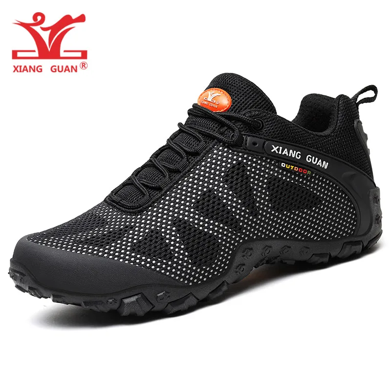 Zapatos de senderismo para hombre y mujer, botas de Trekking transpirables de malla, tendencia negra, caza, escalada táctica, deportes, zapatillas para caminar al aire libre - imagen 3
